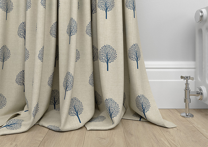Emily Bond Yew Tree, Navy - Made to Measure Curtains - Image 6